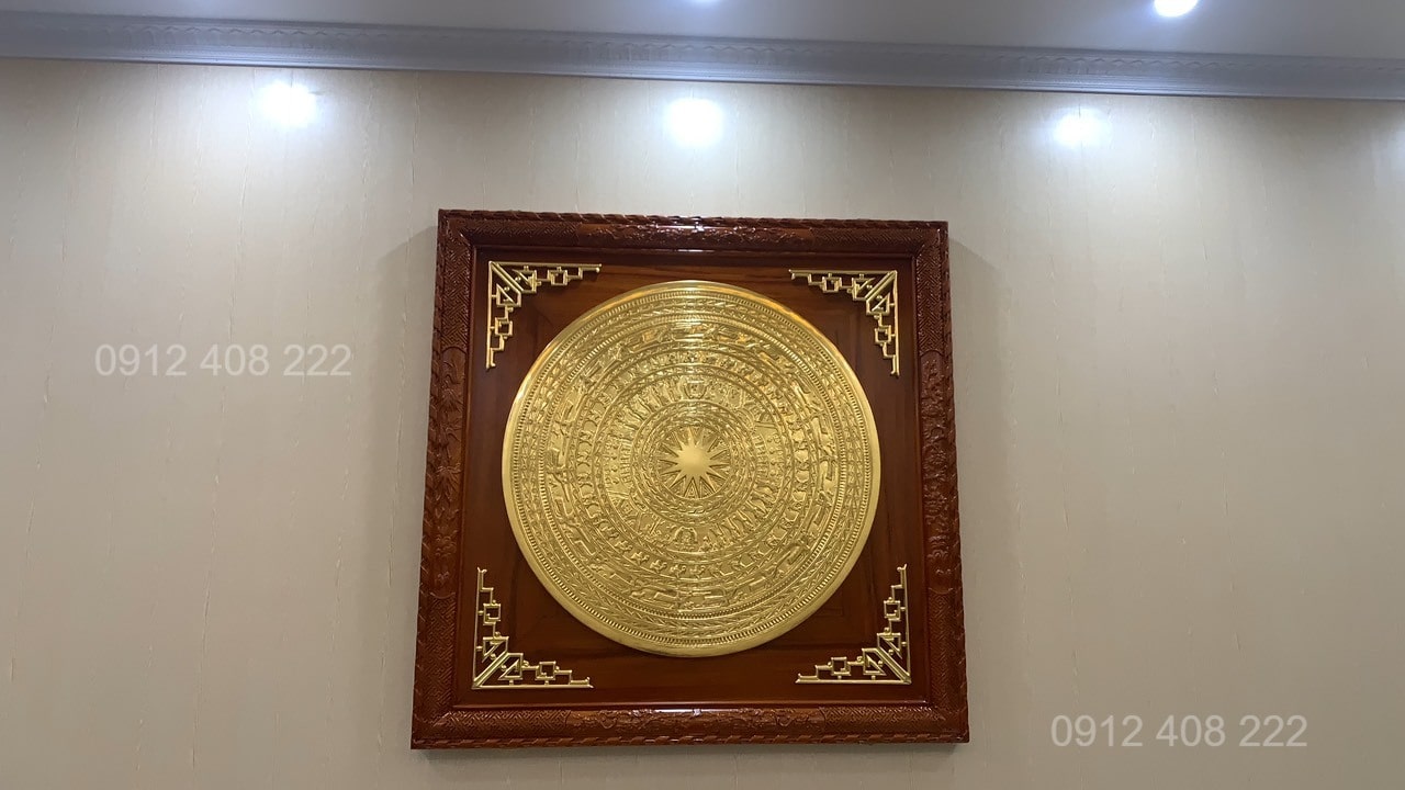 Hoàn Thiện Lắp Đặt Mặt Trống Đồng 90CM
