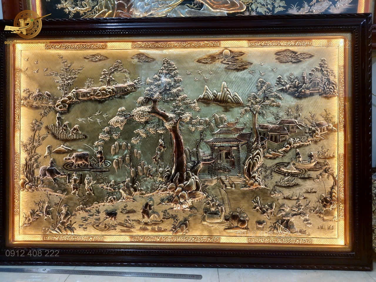 TRANH CỘI NGUỒN QUÊ HƯƠNG - ĐỒNG QUÊ CỰC ĐẸP CHO PHÒNG KHÁCH