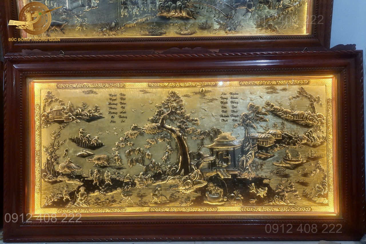 TRANH CỘI NGUỒN QUÊ HƯƠNG - ĐỒNG QUÊ CỰC ĐẸP CHO PHÒNG KHÁCH