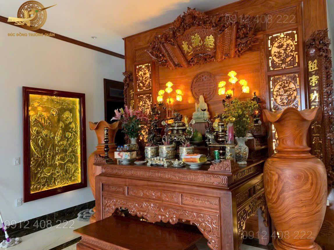 Tranh Đồng Hoa Sen