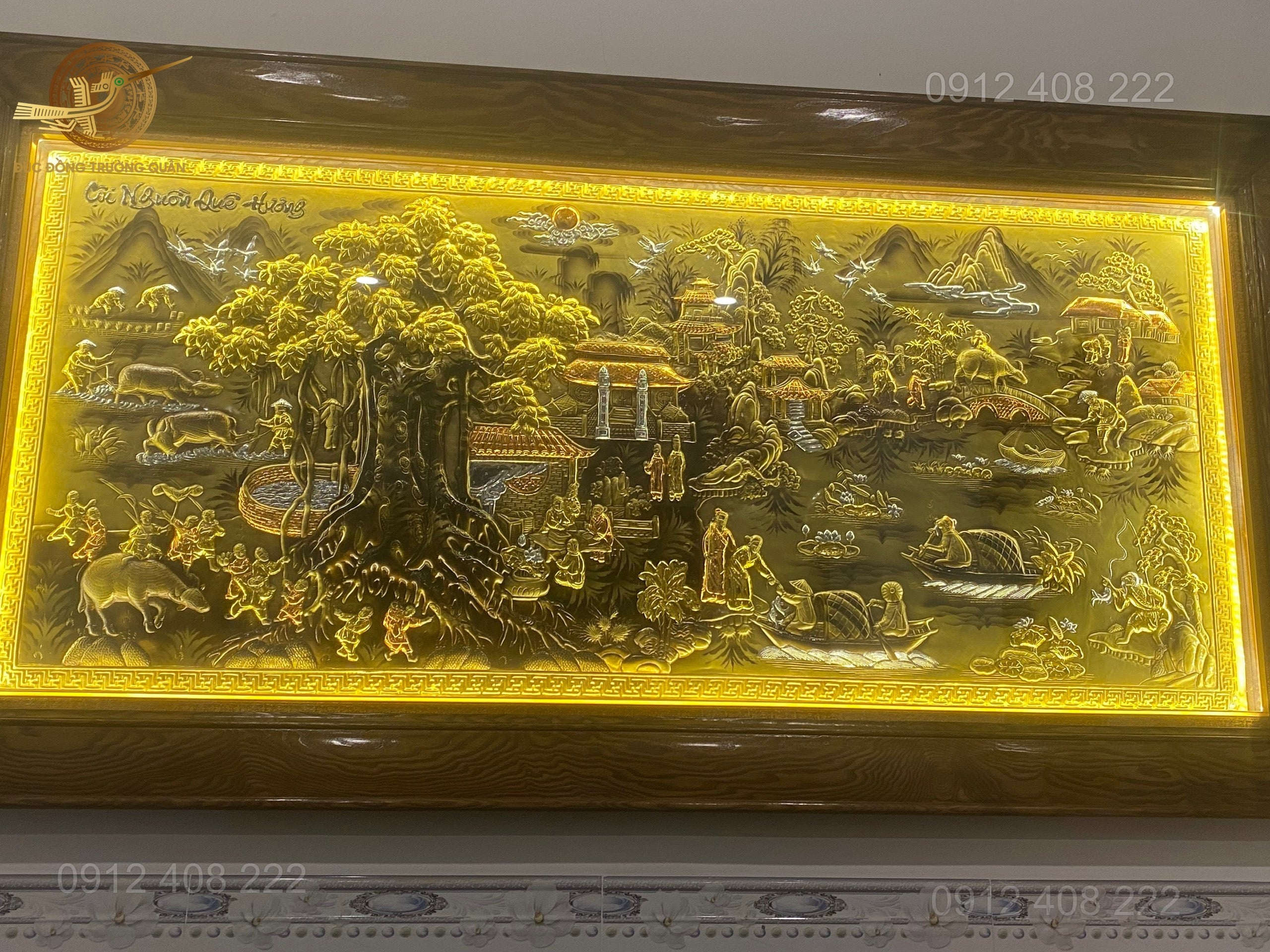 TRANH CỘI NGUỒN QUÊ HƯƠNG - ĐỒNG QUÊ CỰC ĐẸP CHO PHÒNG KHÁCH