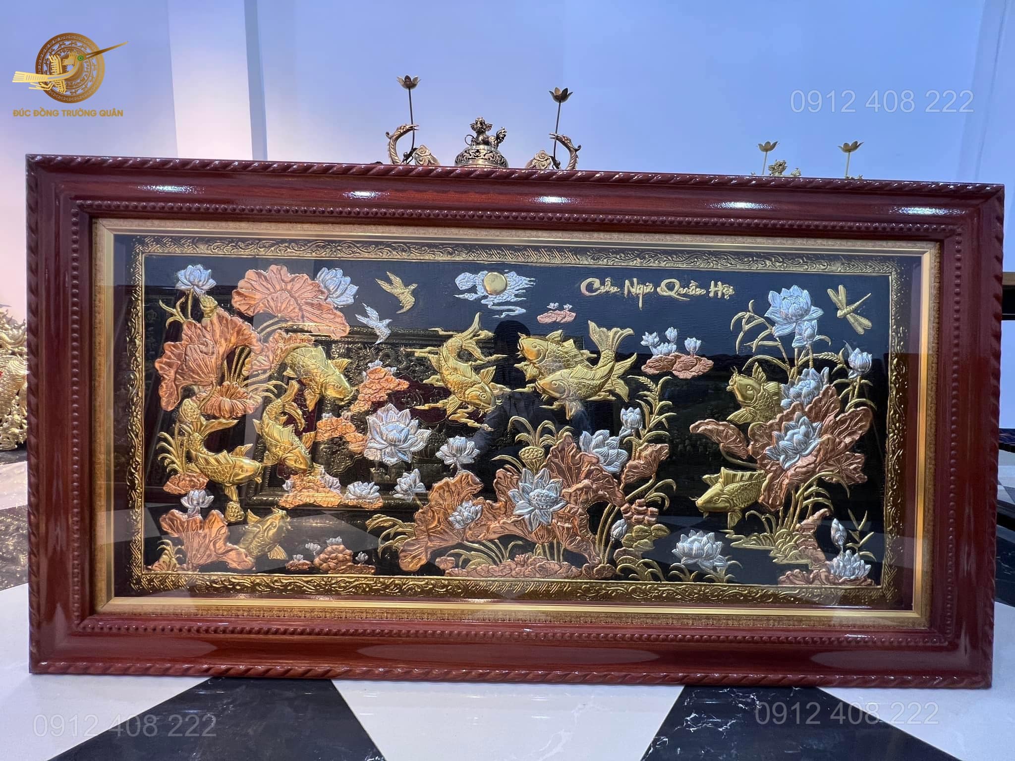 Tranh Cửu Ngư Quần Hội