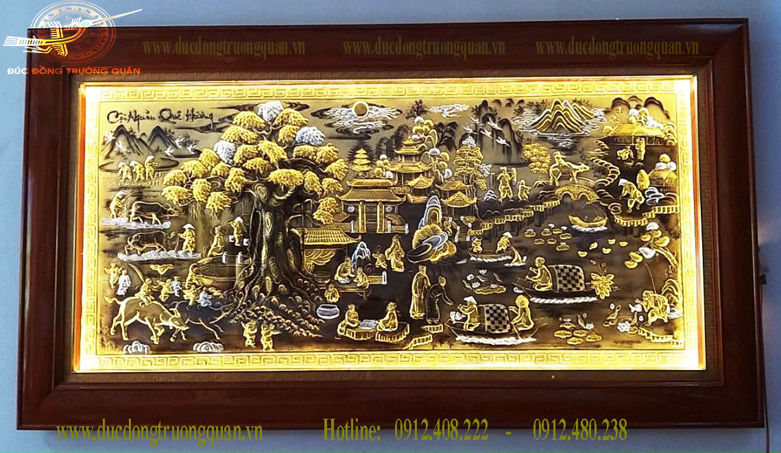 Tranh Cội nguồn quê hương