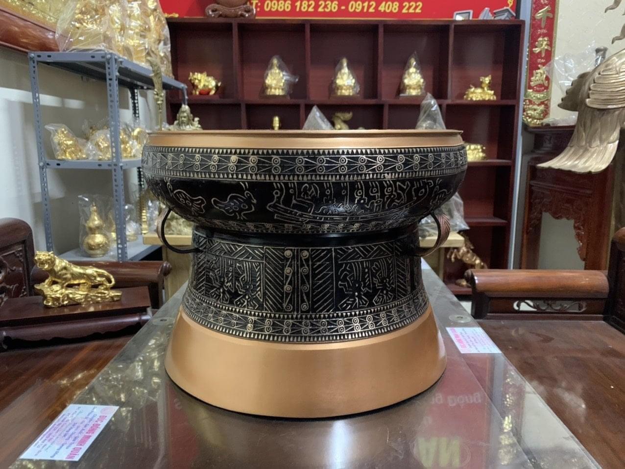 TRỐNG ĐỒNG ĐÔNG SƠN ĐƯỜNG KÍNH 40CM