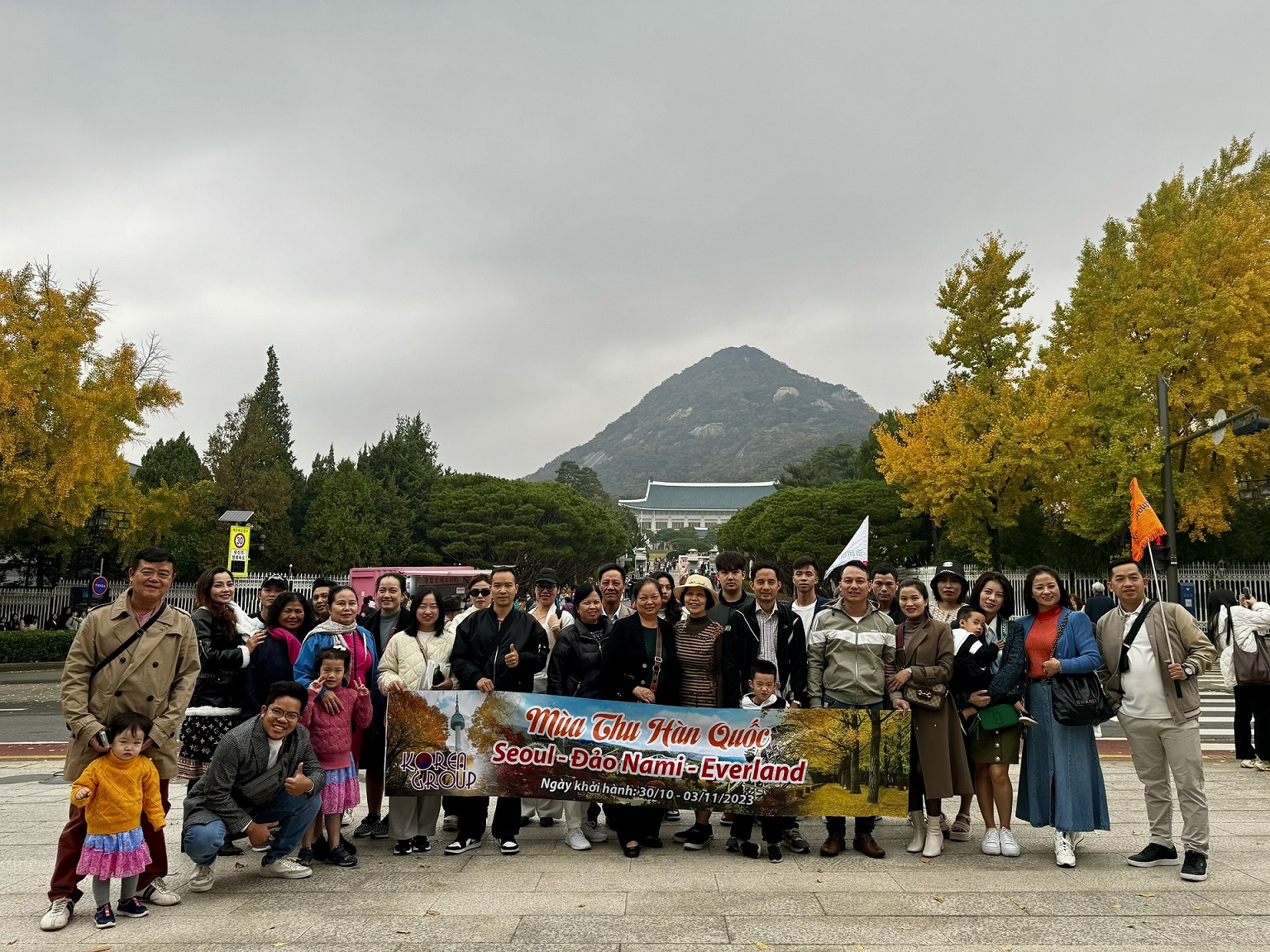 Hình ảnh du khách tại Hàn Quốc