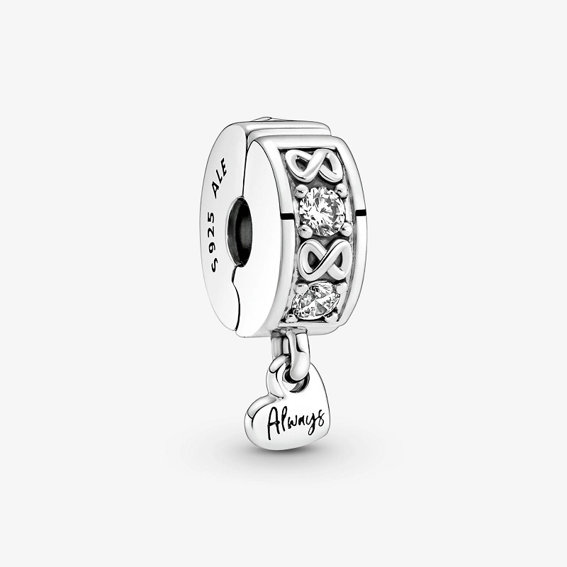 Charm Bấm Pandora Moments Họa Tiết Vô Cực