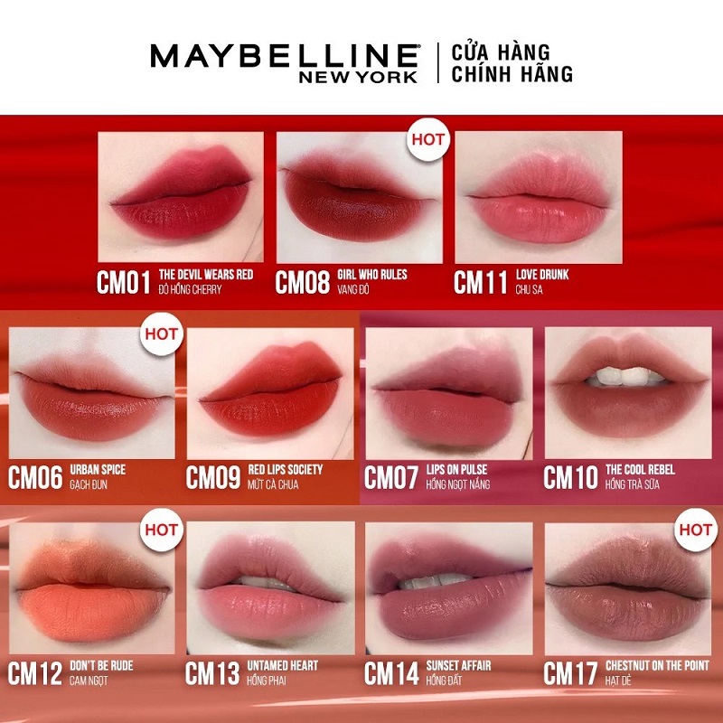 Son môi Maybelline