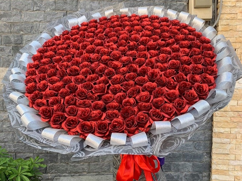Hãy để ý đến số lượng hoa