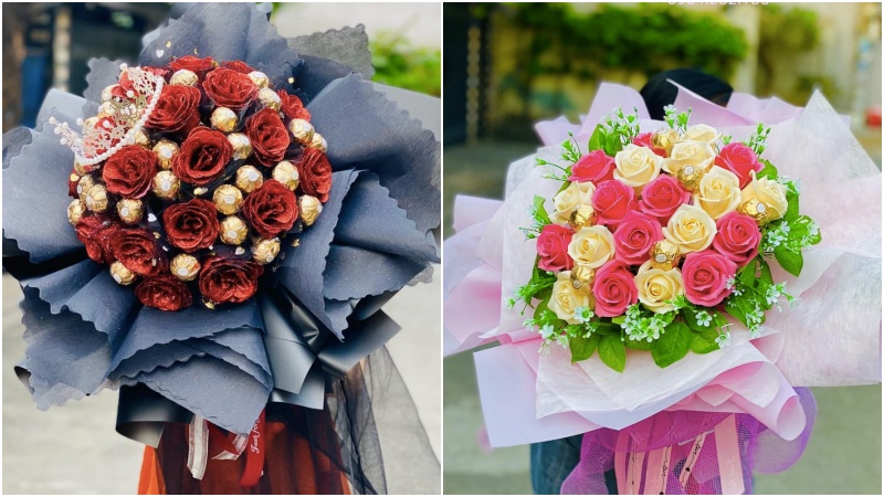 Bó hoa tổng hợp đẹp tặng người yêu