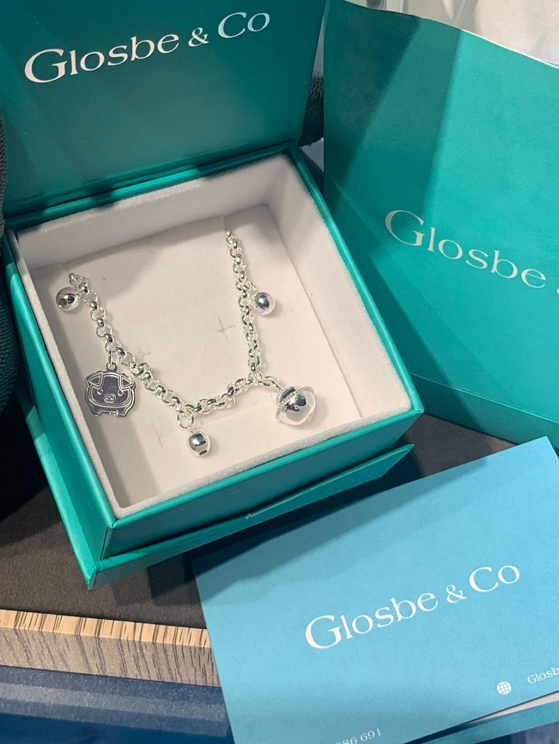 Lắc Bạc Bé Heo Cute Glosbe