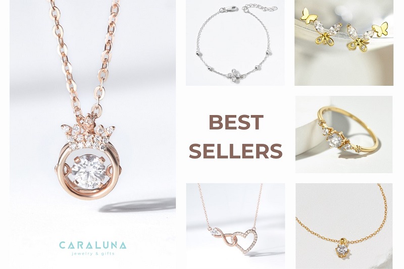 Caraluna - Đơn vị cung cấp mẫu nhẫn bạc xi vàng trắng cao cấp, chất lượng