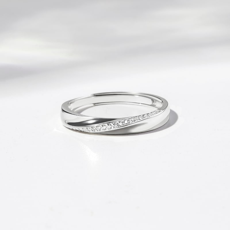 Nhẫn Bạc 925 Cara Luna Freesize Đính Đá Tình Yêu - Symbols Of Love