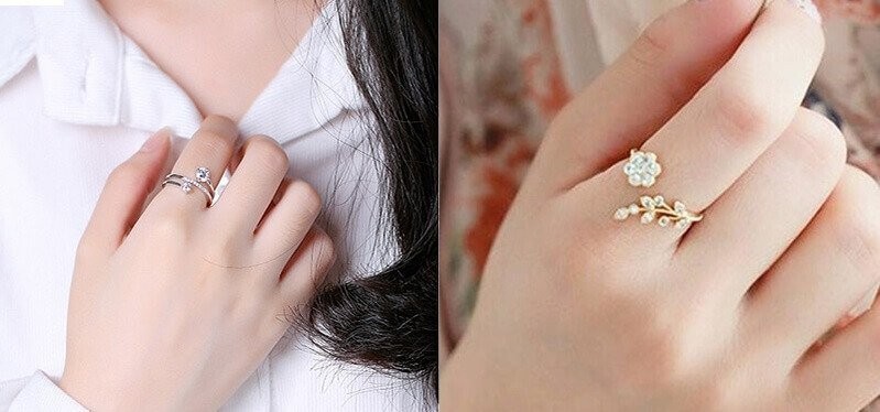 Đeo nhẫn ngón trỏ đối với người chưa kết hôn