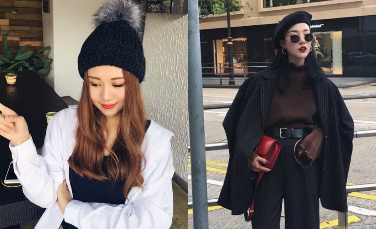 Nón len giúp nửa kia giữ ấm trong ngày lạnh giá