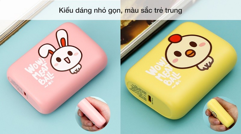 Pin sạc dự phòng cute