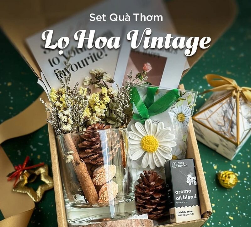 Set Quà Tặng Bộ Khuếch Tán Thơm Phòng Vintage