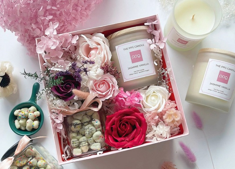 Flower box (Marshmallow)