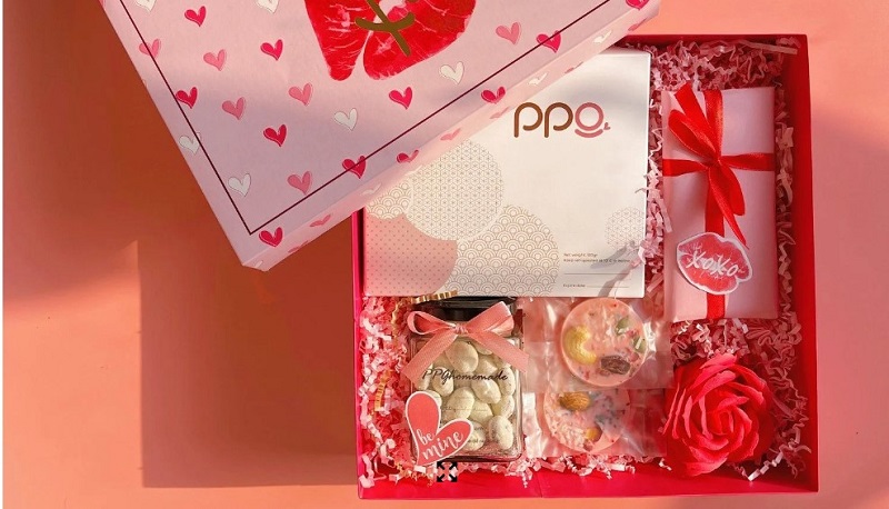 Set quà Valentine - A kiss for her