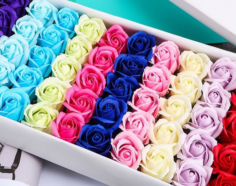 Bó hoa hồng sáp thơm lâu