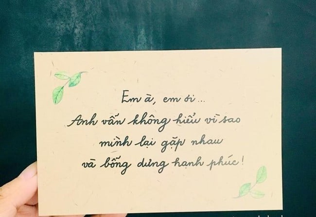 Thiệp tỏ tình