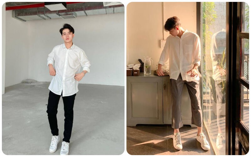 Yêu xa nên tặng quà gì cho bạn trai? - Áo sơ mi nam