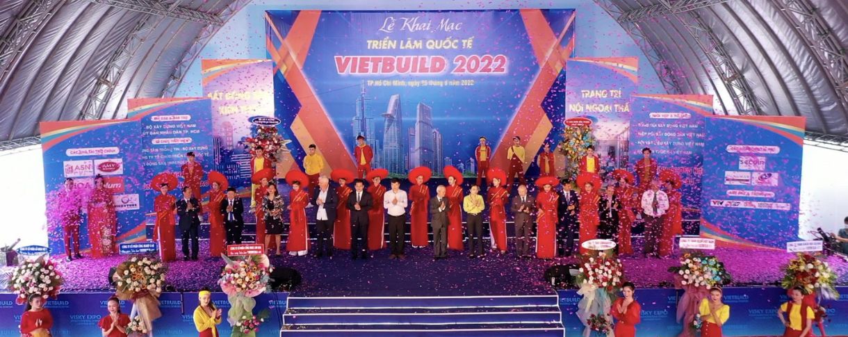 Khai mạc hội trợ triển lãm Quốc tế Vietbuild 2022