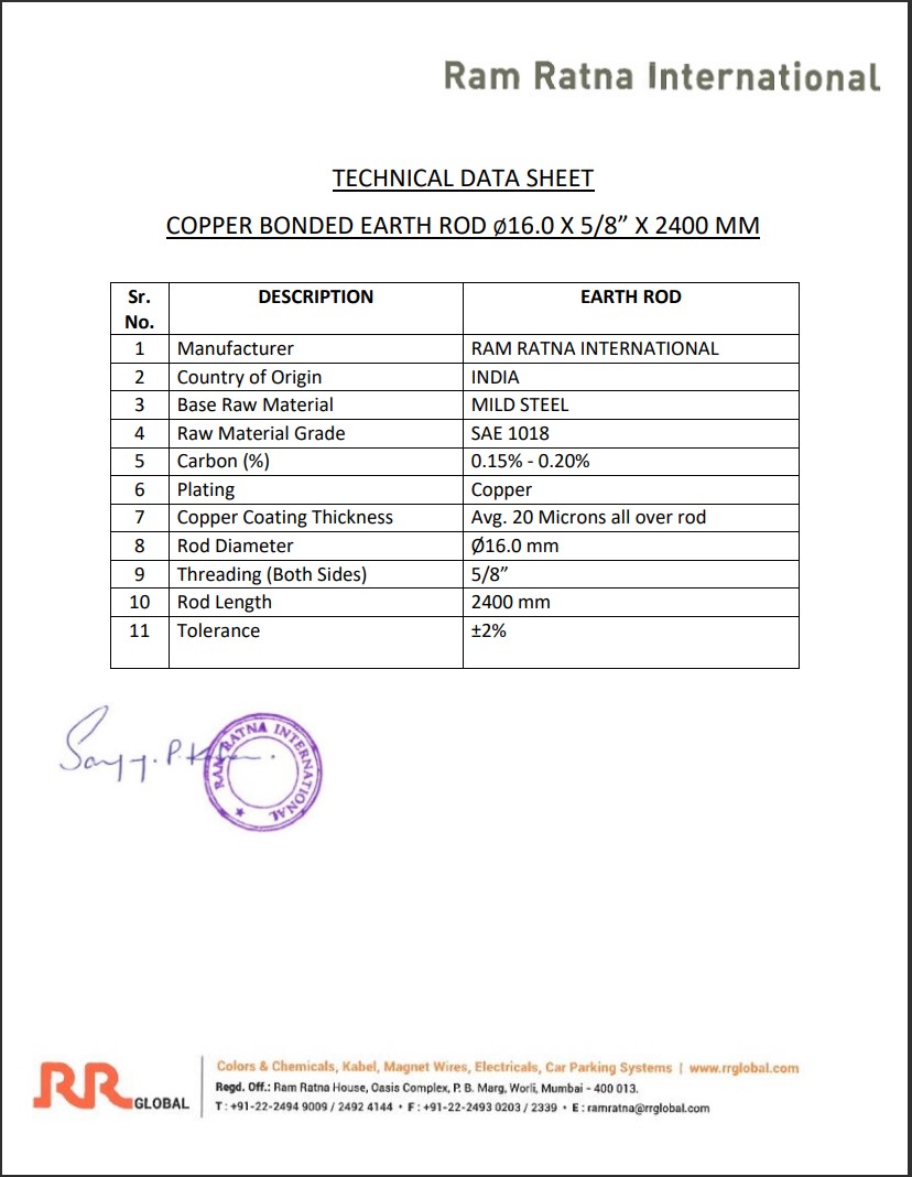 Bảng thông số kỹ thuật