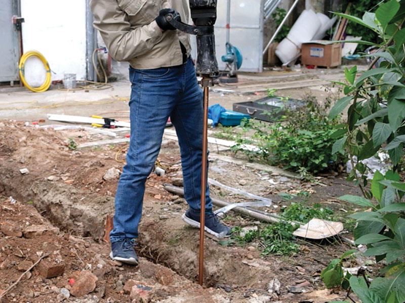 thi công cọc tiếp địa