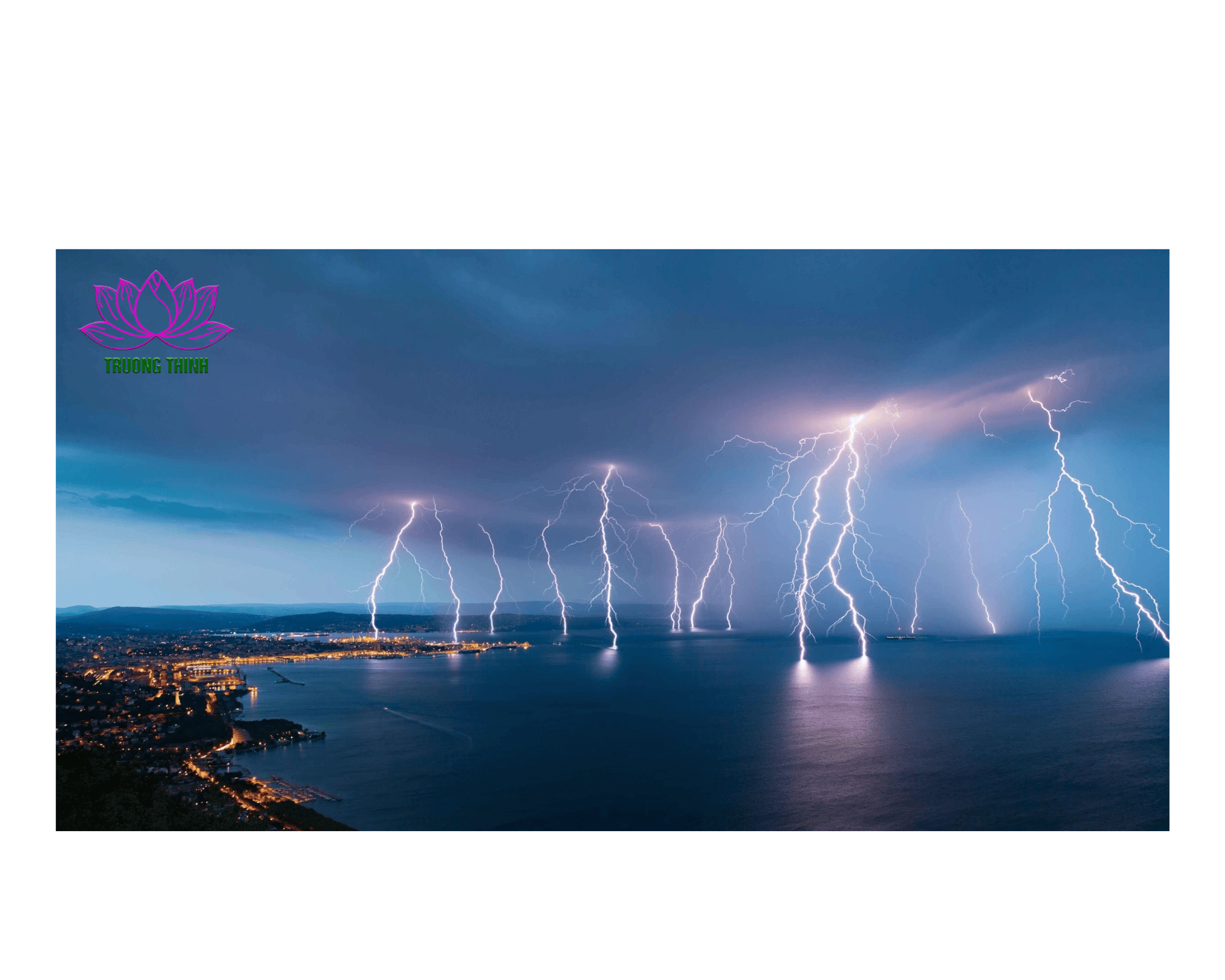 Hình ảnh sét đánh trong cơn giông