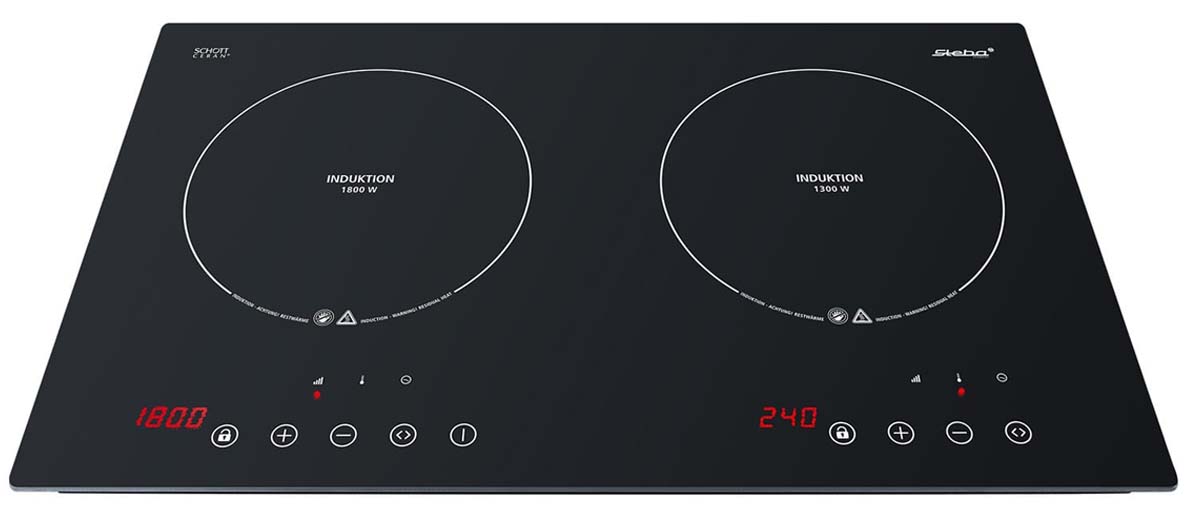 Bếp từ Steba IK300 SC với 2 khu bếp