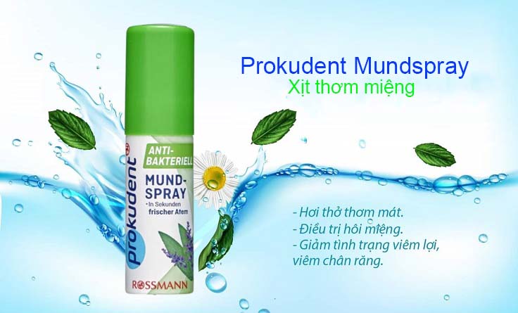 Xịt thơm miệng giúp hơi thở thơm mát