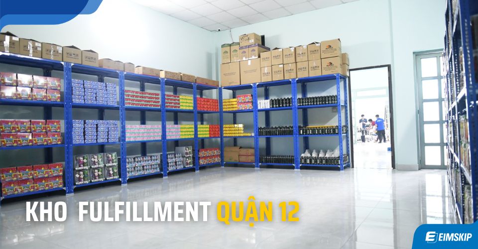 kho quản lý và hoàn tất đơn hàng của eimskip