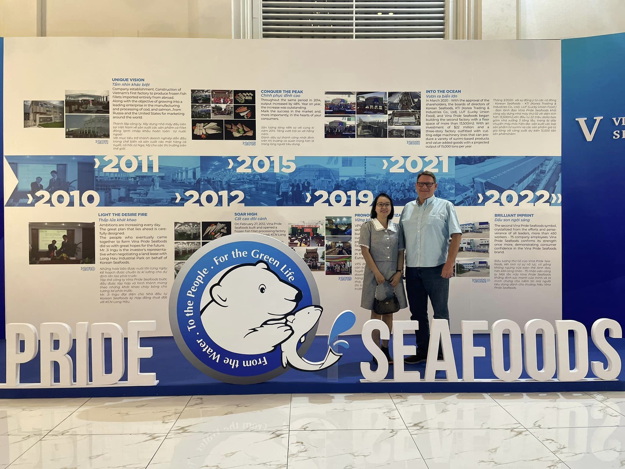 Eimskip tham dự Lễ khánh thành Surimi Processing Factory