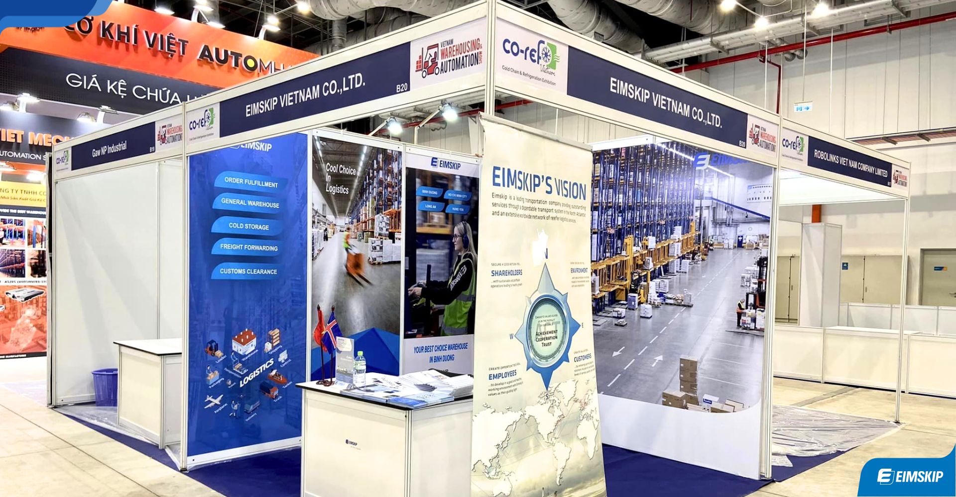 Booth Eimskip tại triển lãm WAS