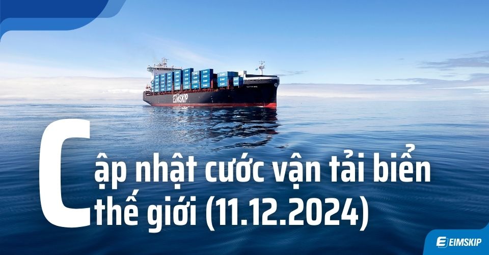 cước vận tải biển thế giới cập nhật 11.12
