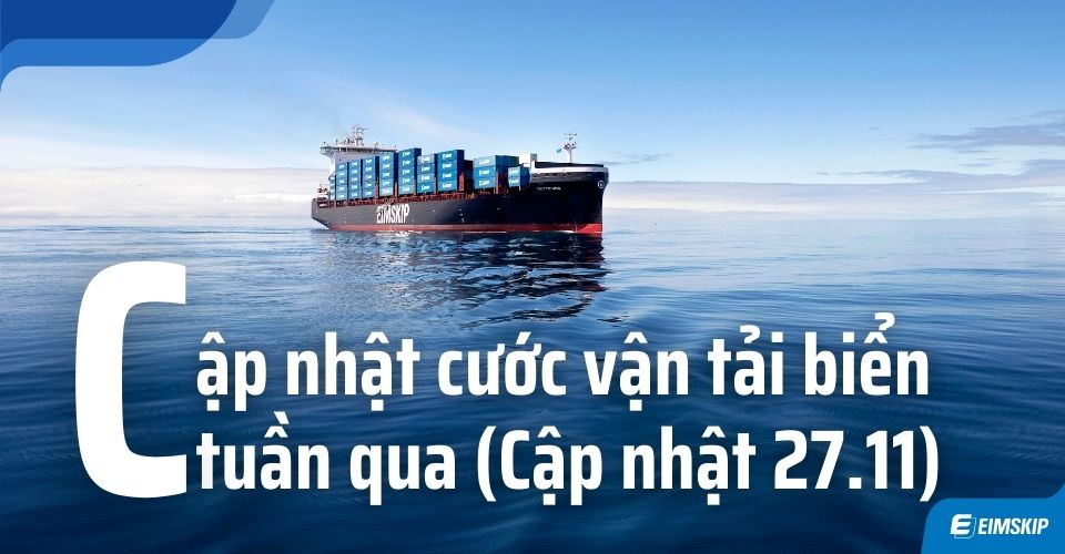 cước vận tải biển tuần 27.11