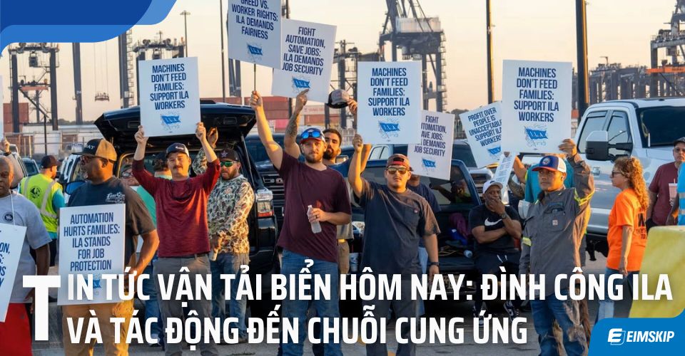 đình công ILA tháng 02/2025