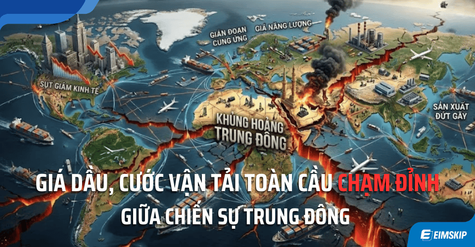 chiến sự Trung Đông đẩy giá cước vận tải biển tăng vọt