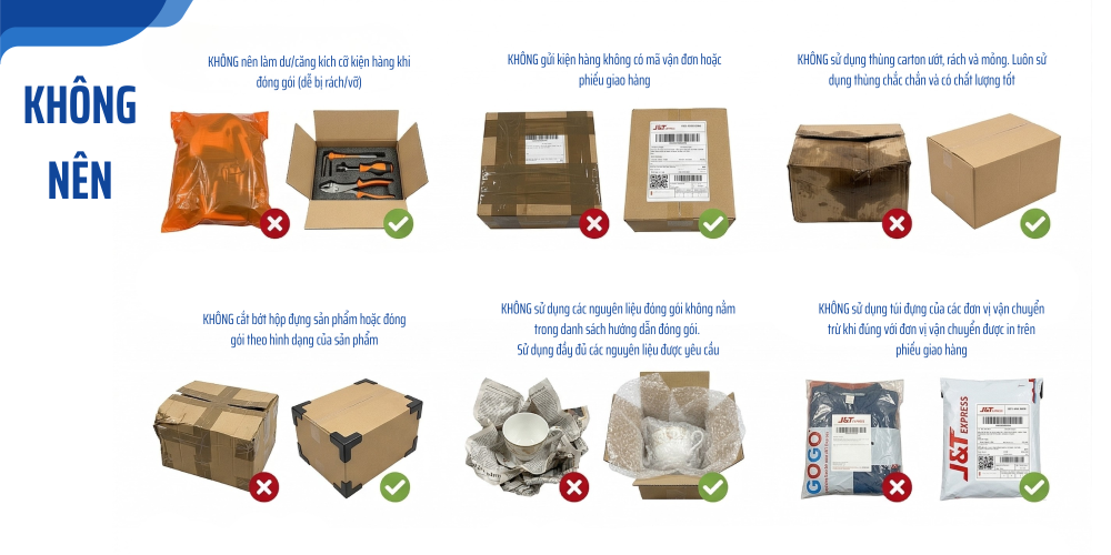 Hướng dẫn đóng gói hàng shopee