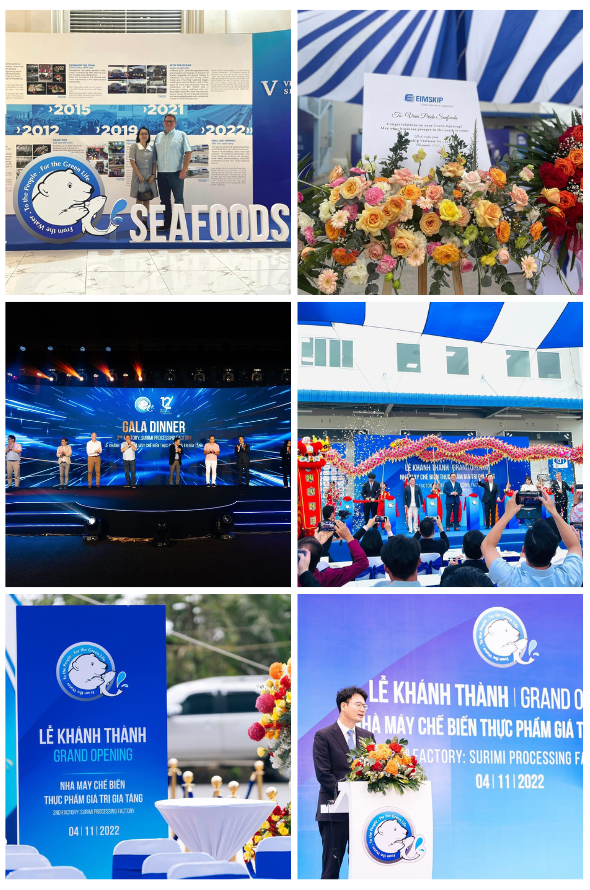 Eimskip tham dự Lễ khánh thành Surimi Processing Factory