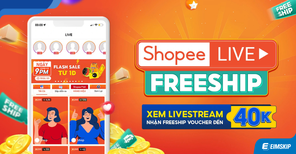livestream bán hàng trên shopee