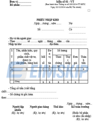 Phiếu nhập kho là gì? Mẫu phiếu nhập kho cho doanh nghiệp chuẩn theo quy định