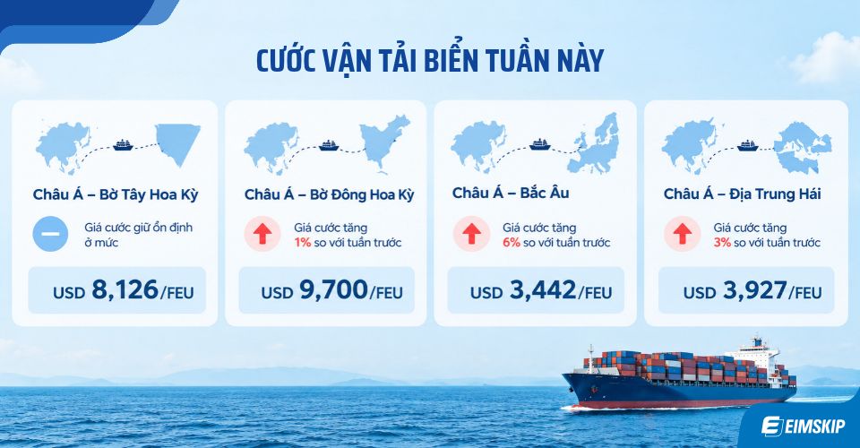 Tin tức vận tải biển tuần 4 tháng 10 2026