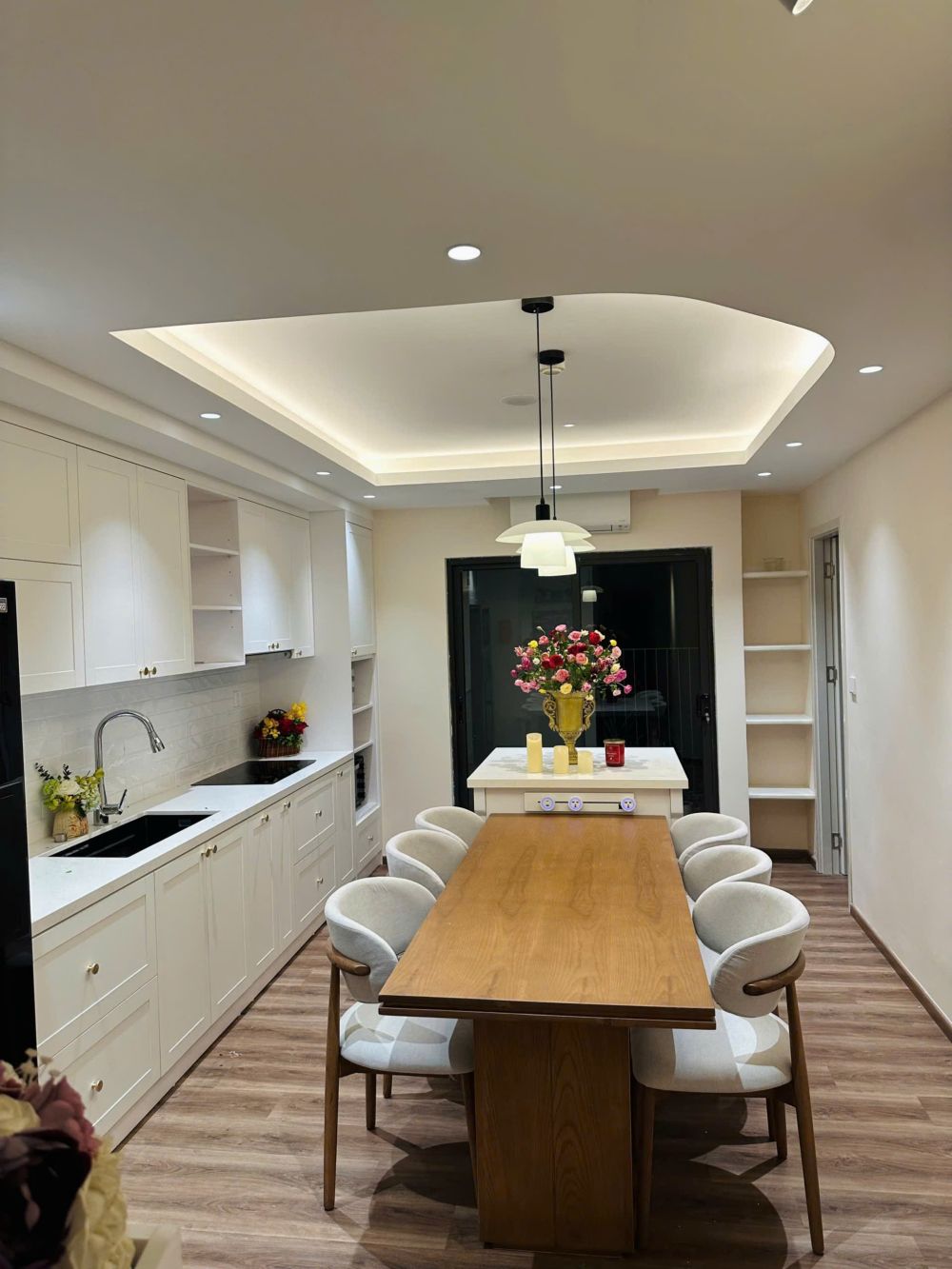 Sàn đá công nghệ SPC NEO TITAN DELUX 2 Sàn đá SPC ứng dụng rất nhiều trong thiết kế nội thất hiện đại