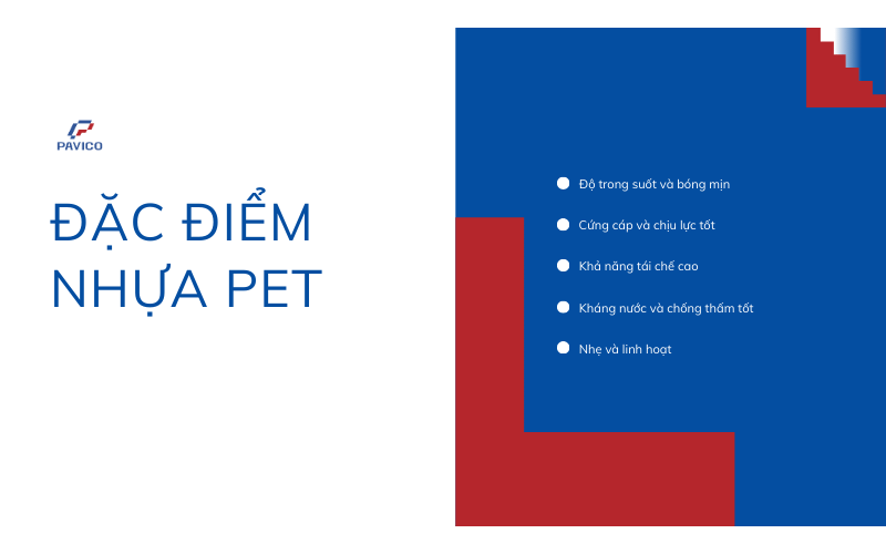 Đặc điểm của nhựa PET