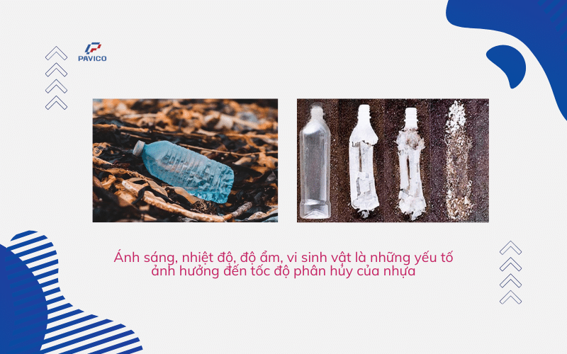 Yếu tố ảnh hưởng đến việc phân hủy nhựa