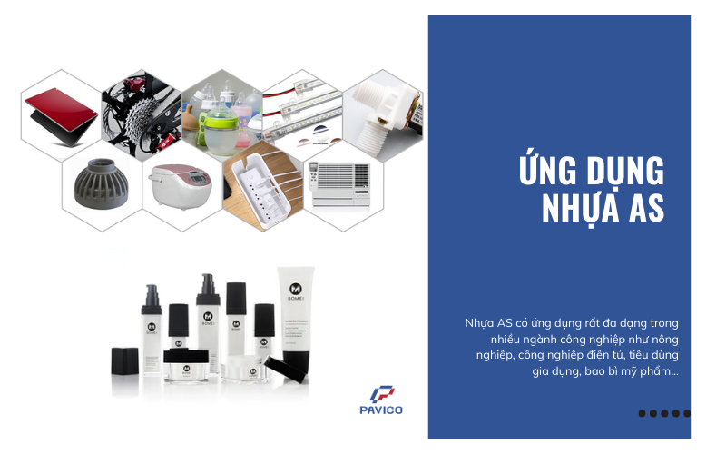 Ứng dụng của nhựa AS