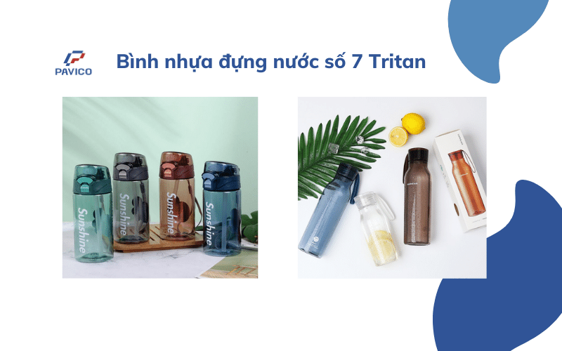 Bình nước nhựa số 7 tritan