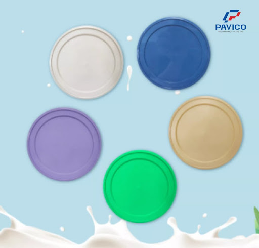 Nắp hộp sữa nhựa sản xuất tại Pavico
