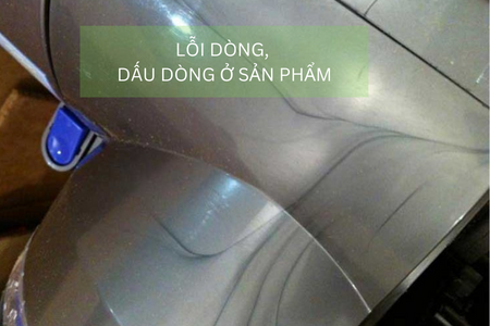 Lỗi dòng, dấu dòng ở sản phẩm nhựa khi ép